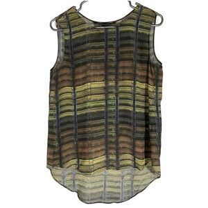 Theyskens’ Theory Silk Sleeveless High Low Top size S
